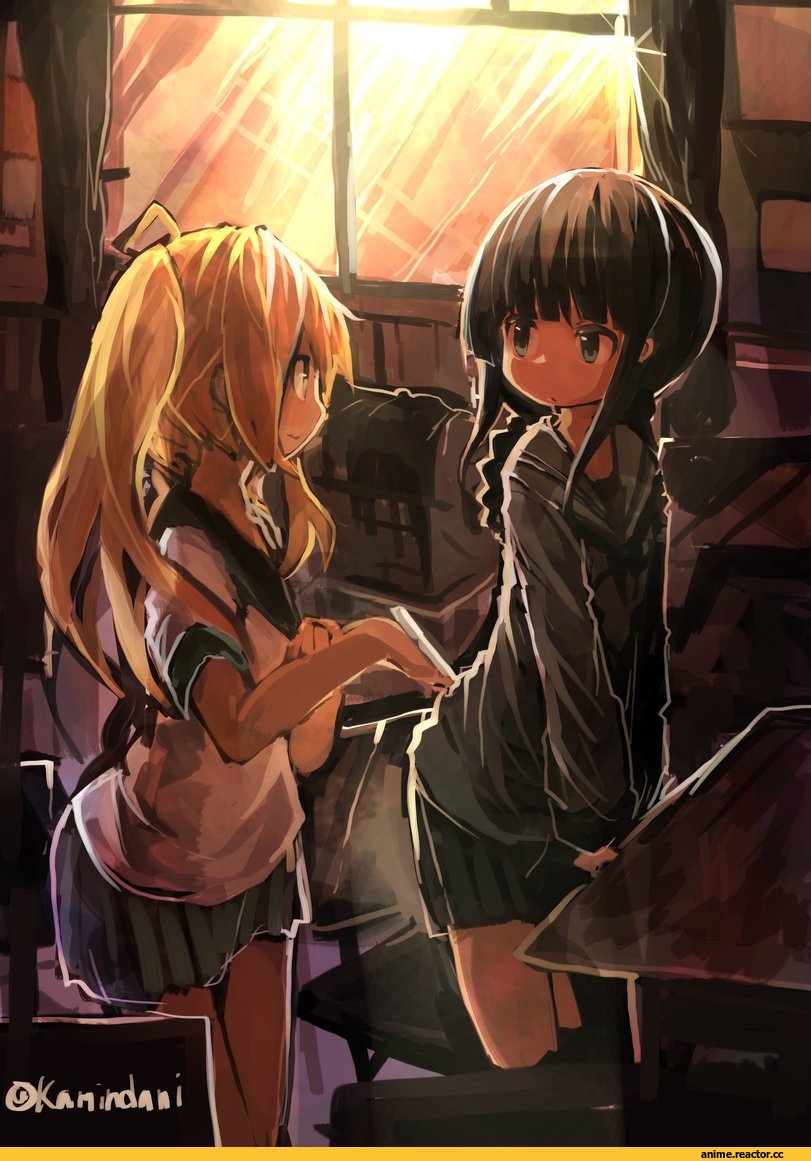 Abukuma, Kantai Collection, Kitakami (Kantai Collection), kaamin (mariarose753), Anime