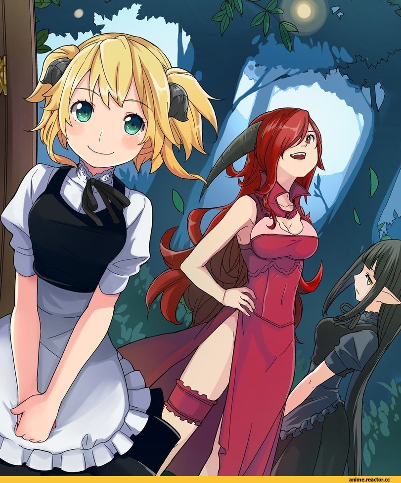 isekai shokudou, aletta, kibanda gohan, Demon Girl (Anime), Monster Girl (Anime), Maid, Anime