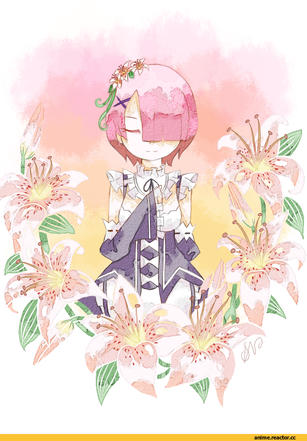 Re Zero Kara Hajimeru Isekai Seikatsu, Ram (Re Zero), Rem (re zero), Shy-Nin, Anime Paint, Anime Art, Anime