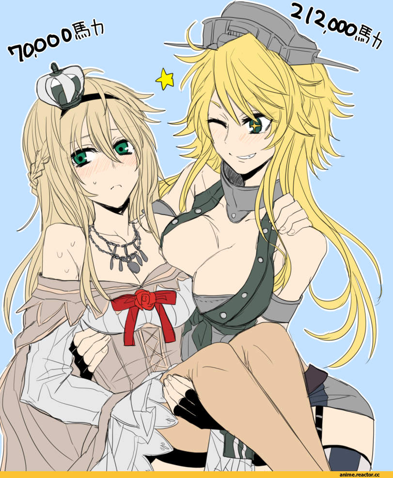 sunko, Iowa (Kantai Collection), Kantai Collection, Warspite (Kantai Collection), Anime