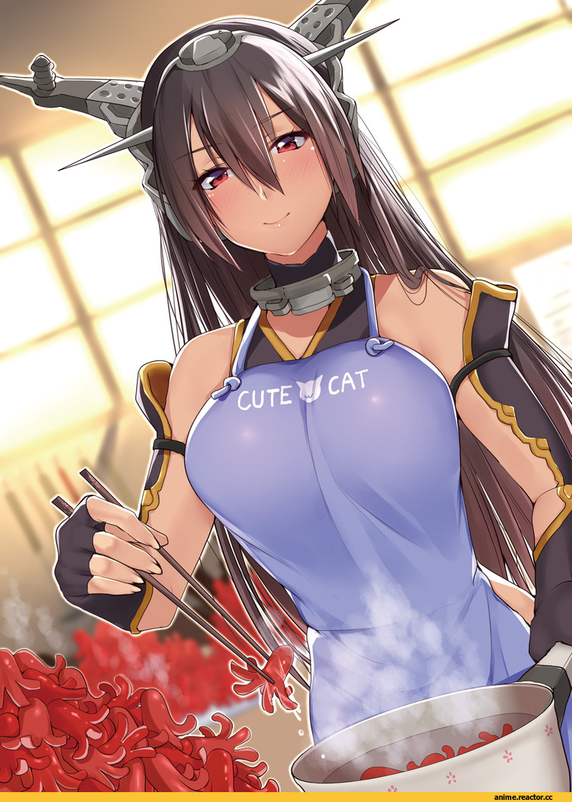 Matarou (genkai toppa), Anime Art, Nagato (Kantai Collection), Kantai Collection, Anime