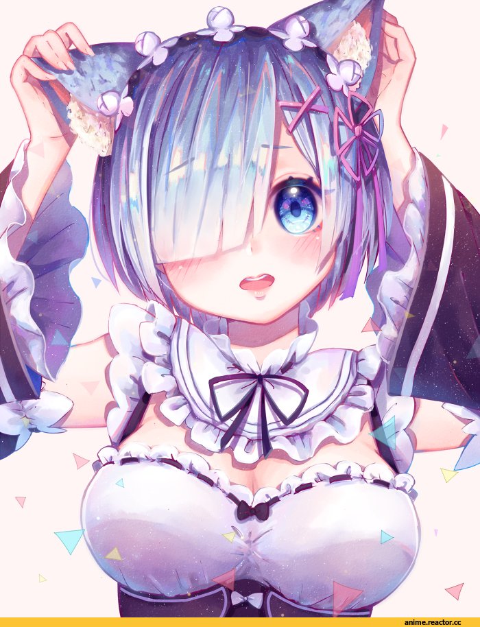 Re Zero Kara Hajimeru Isekai Seikatsu, Rem (re zero), ashley0509, Anime Ears, nekomimi, Anime