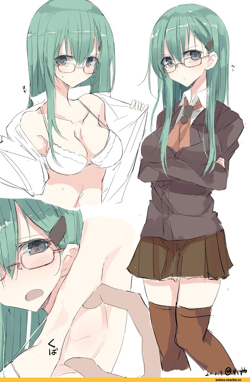 Suzuya (Kantai Collection), Kantai Collection, Anime Ero, nao (qqqbb), Anime Ero Megane, Anime