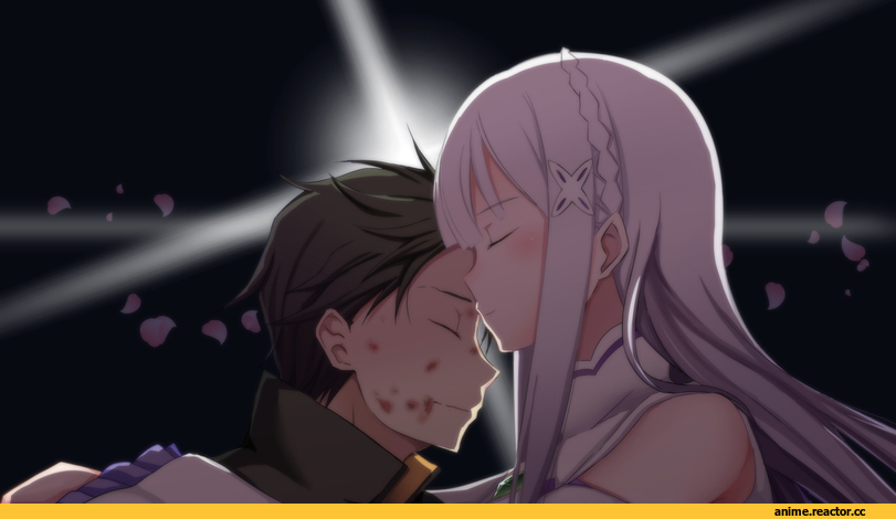 Re Zero Kara Hajimeru Isekai Seikatsu, Emilia (re zero), Natsuki Subaru, manna (wocaishimanna), Anime