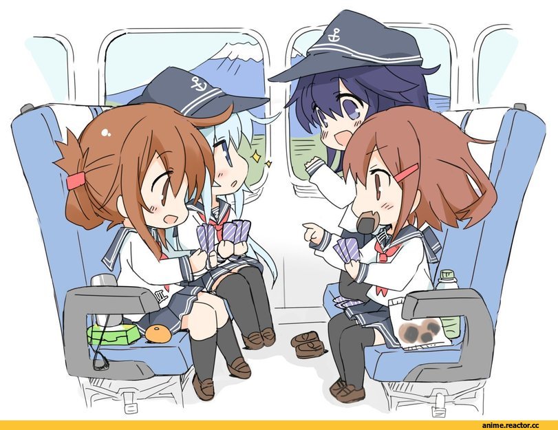 hizuki yayoi, Akatsuki, Kantai Collection, Hibiki (Kantai Collection), Ikazuchi, Inazuma (Kantai Collection), Anime