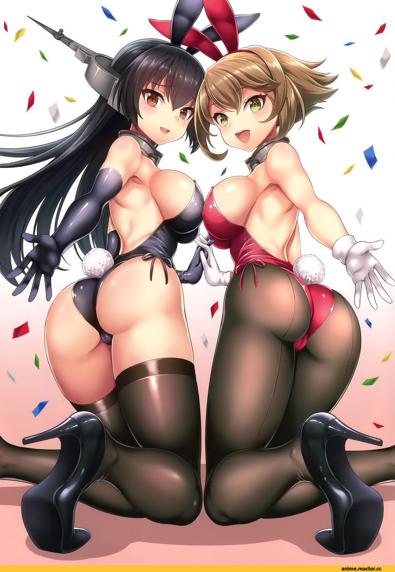 Mutsu (Kantai Collection), Kantai Collection, Nagato (Kantai Collection), kase daiki, oshiri, Anime Ero, Anime
