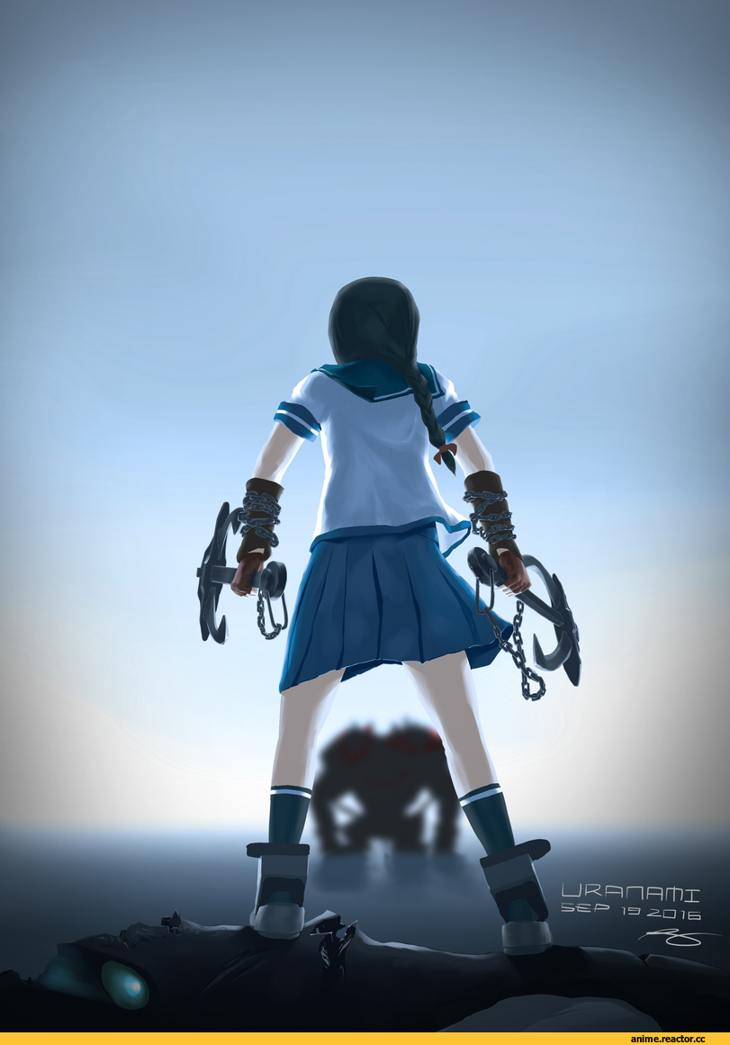 Kantai Collection, uranami (kantai collection), greythorn032, crossover, God of War, Игры, Anime