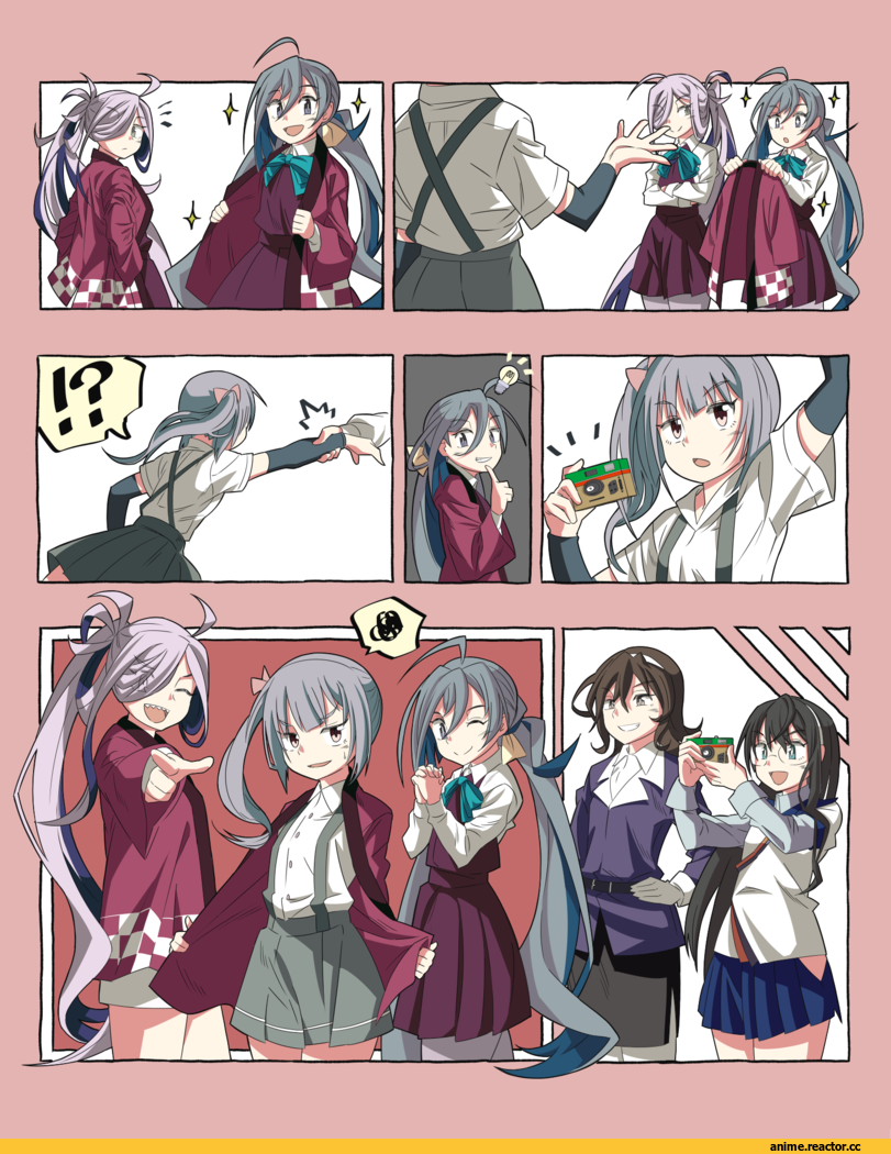 ndkazh, Asashimo (Kantai Collection), Kantai Collection, Ashigara (kantai collection), Ooyodo (Kantai Collection), Kasumi (Kantai Collection), Kiyoshimo (Kantai Collection), Anime