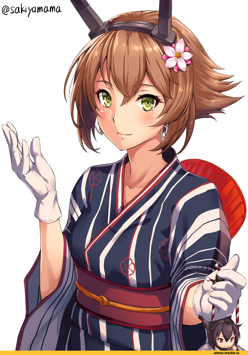 Sakiyamama, Anime Art, Mutsu, Kantai Collection, Anime