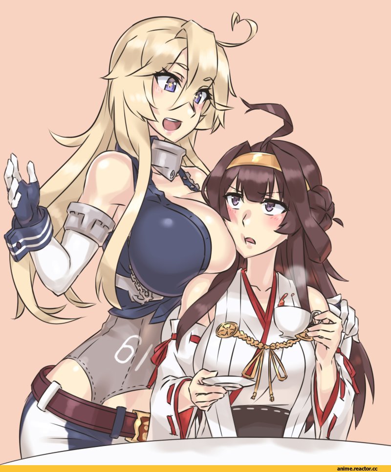 Iowa (Kantai Collection), Kantai Collection, Kongou (Kantai Collection), Anime