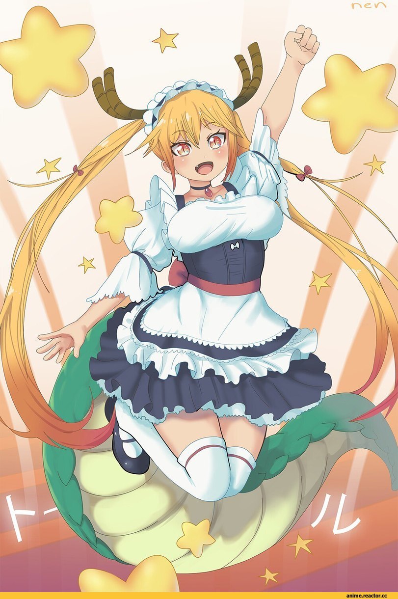 Tooru (MaiDragon), Kobayashi-san Chi no Maid Dragon, Dragon Girl (Anime), Monster Girl (Anime), Maid, Anime