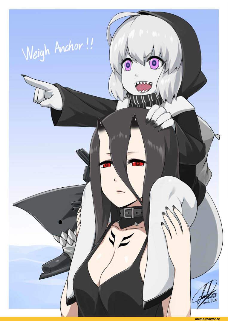 darkmaya, Re-class Battleship, Kantai Collection, battleship hime, crossover, Girls und Panzer, Anime
