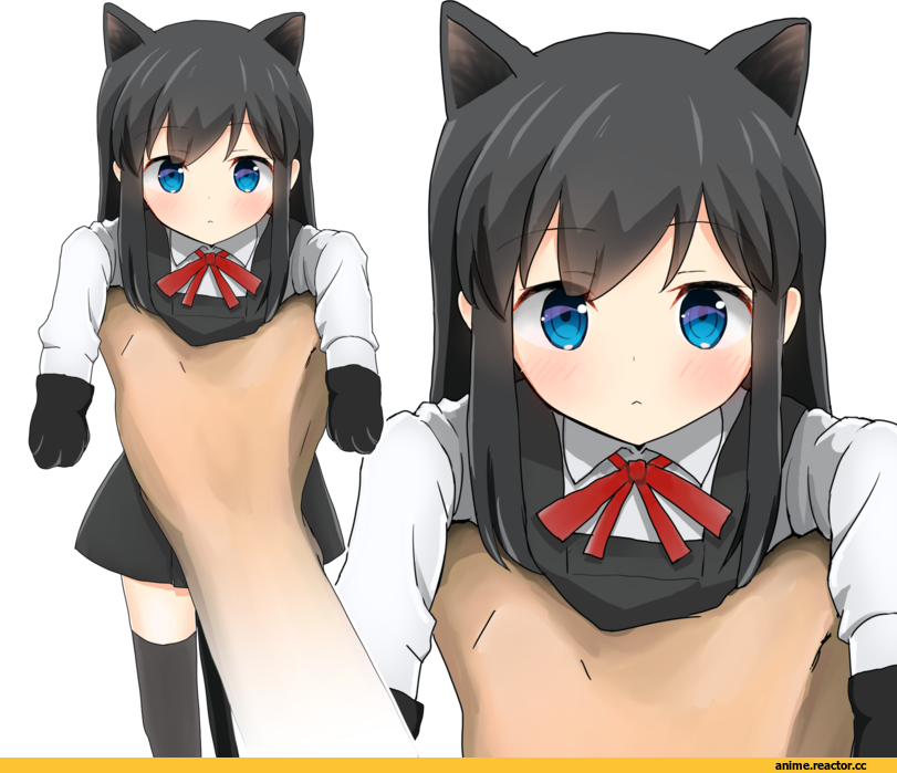 Asashio, Kantai Collection, Anime Ears, usagikoya, Anime