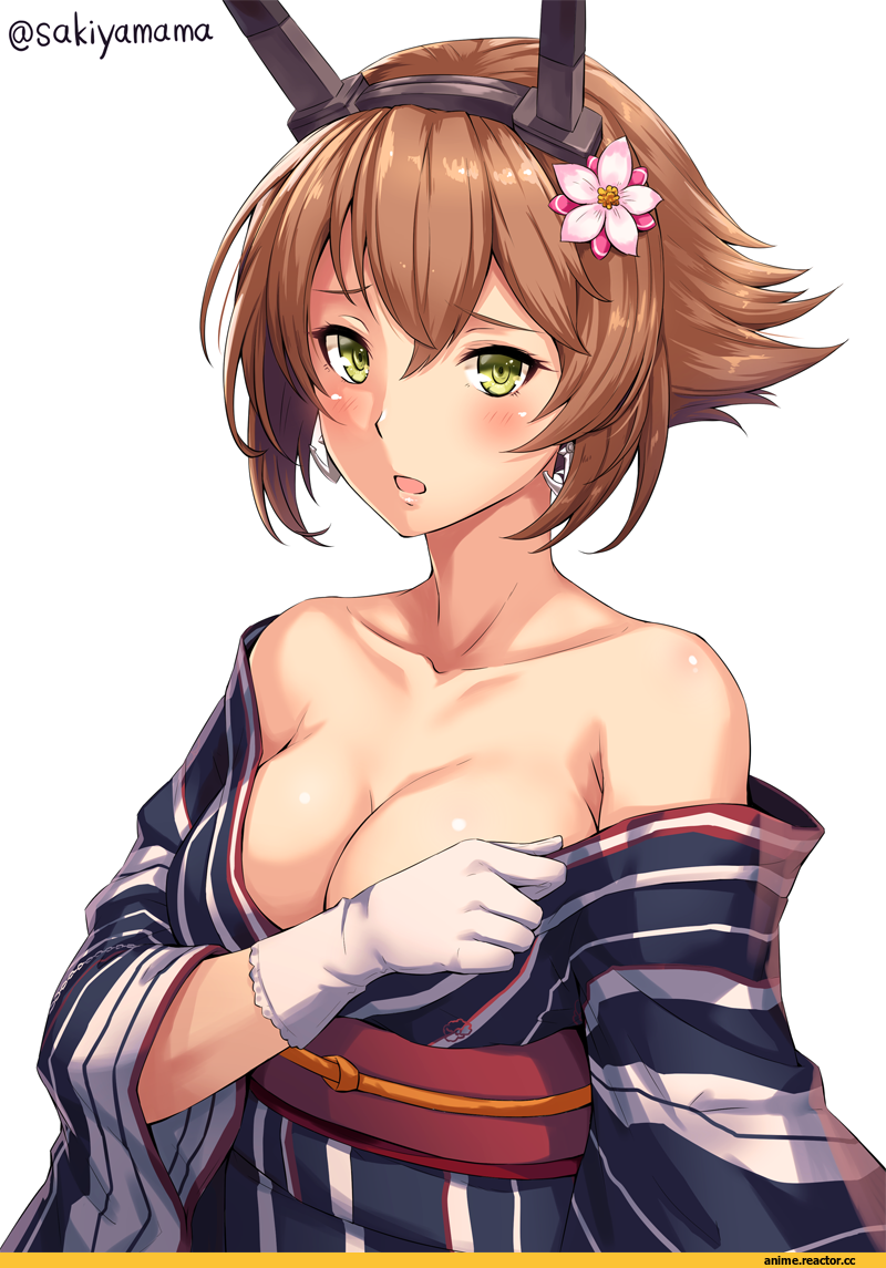 Sakiyamama, Anime Art, Mutsu (Kantai Collection), Kantai Collection, Anime
