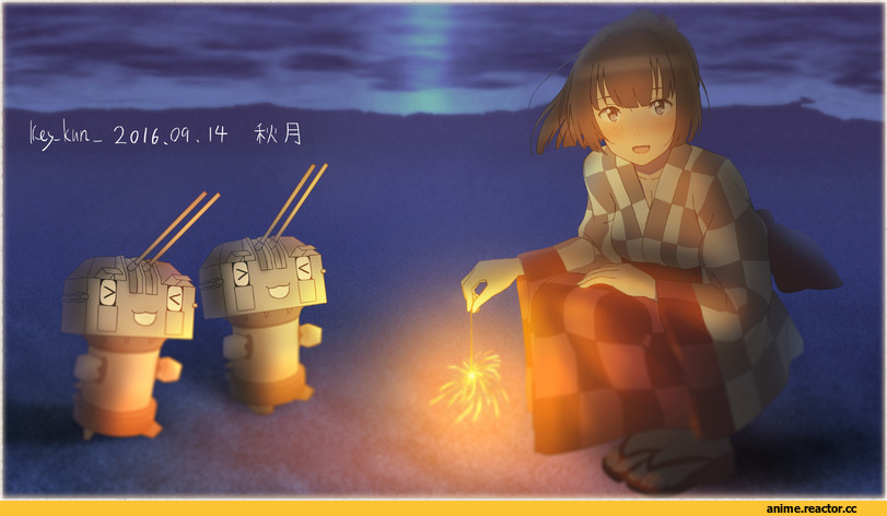 key kun, Akizuki (Kantai Collection), Kantai Collection, Anime