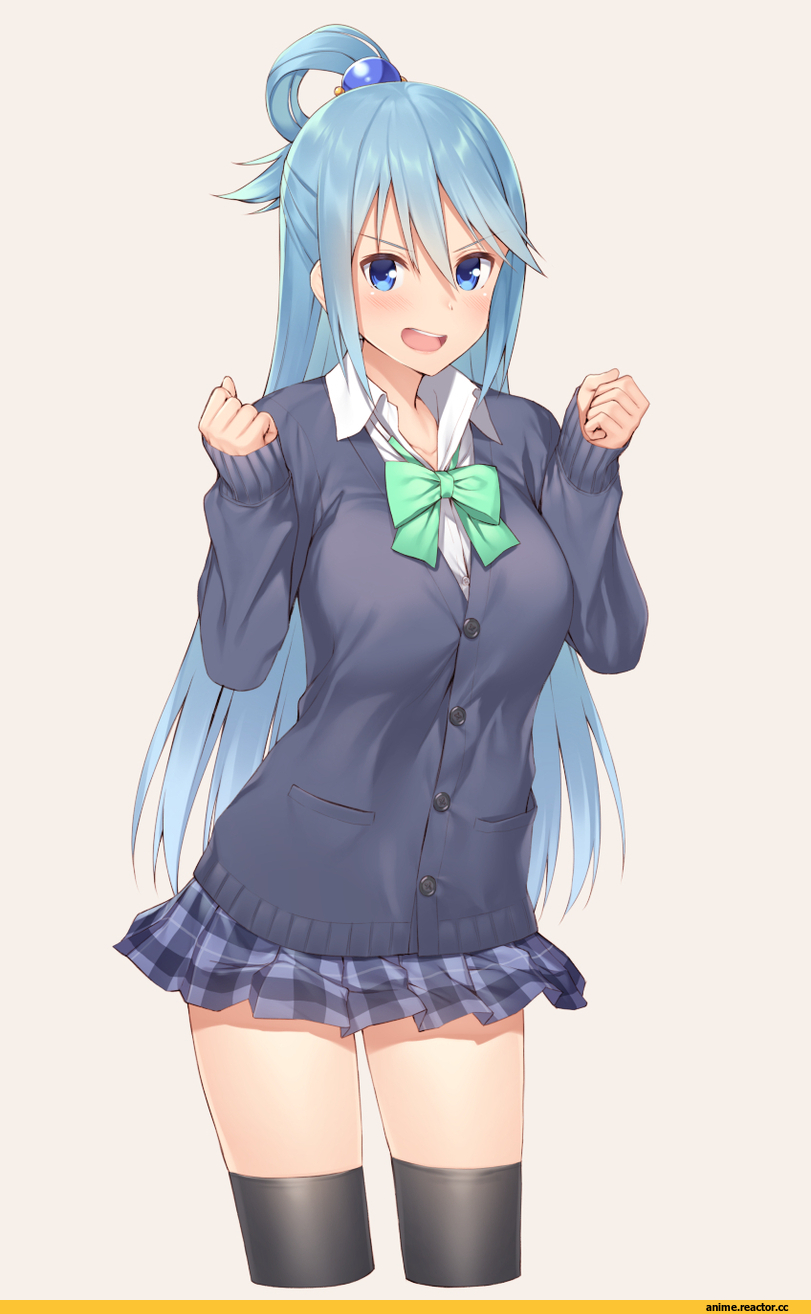 Aqua (KonoSuba), KonoSuba, Mikazuchi ZEUS, Anime Art, Anime