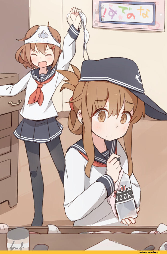 coupon (skyth), Ikazuchi, Kantai Collection, inazuma, Anime
