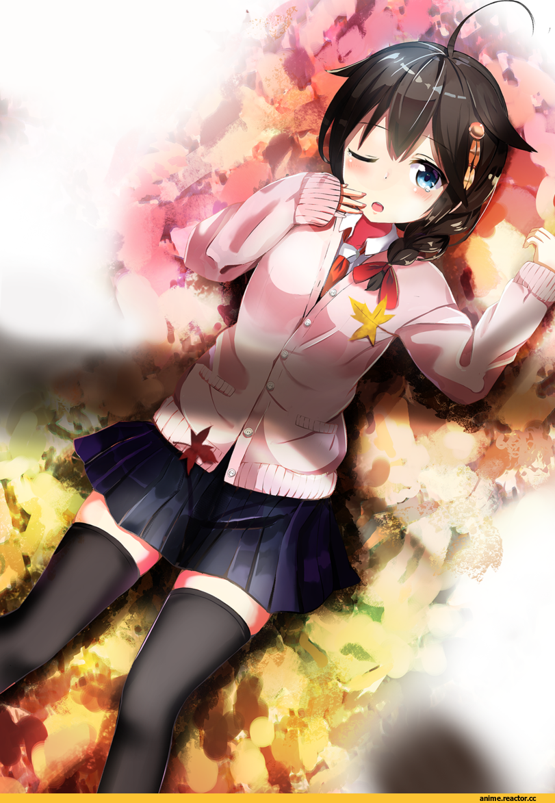 latte suzuran, Shigure (Kantai Collection), Kantai Collection, Anime