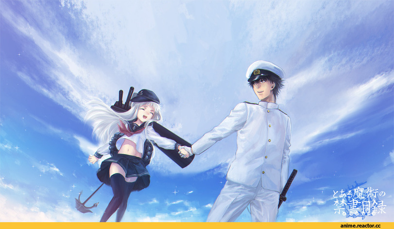 hibiki, Kantai Collection, Index, ToAru, Kamijou Touma, Admiral (Kantai Collection), crossover, yucca (sui linx), Anime