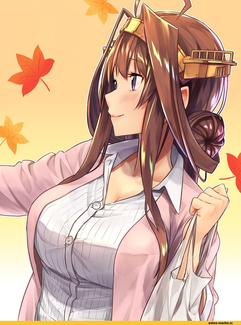 Kongou (Kantai Collection), Kantai Collection, Baffu, Anime Art, Megane, Anime