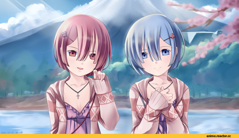 Re Zero Kara Hajimeru Isekai Seikatsu, Rem (re zero), Ram (Re Zero), Izumishibo, Anime