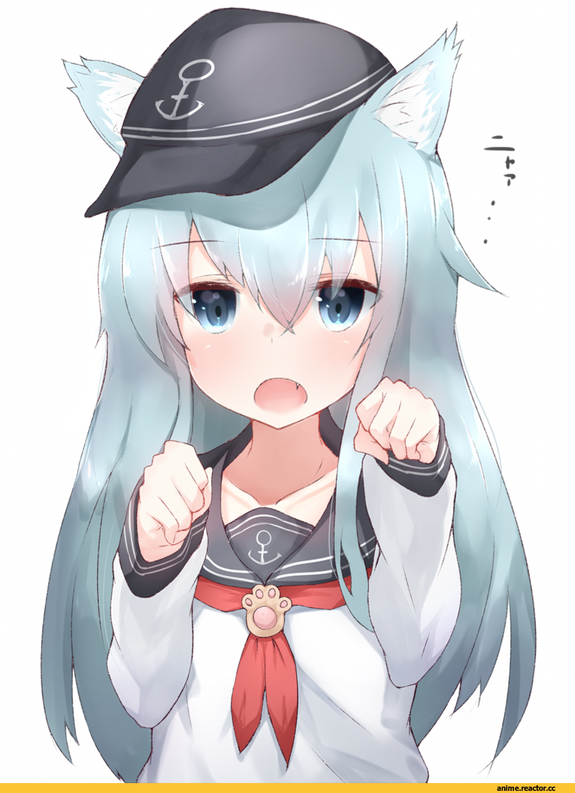 Hibiki (Kantai Collection), Kantai Collection, boruhis, Animal Ears, Anime