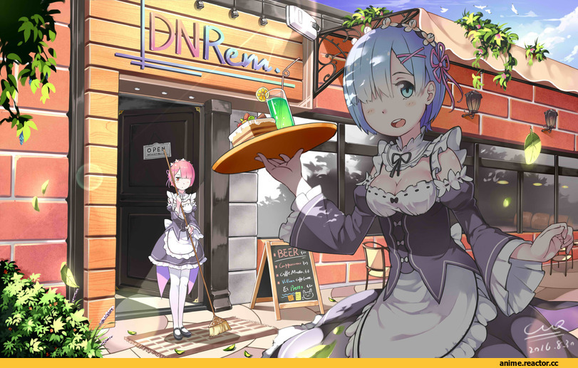 Re Zero Kara Hajimeru Isekai Seikatsu, Ram (Re Zero), Rem (re zero), CCQ, Anime