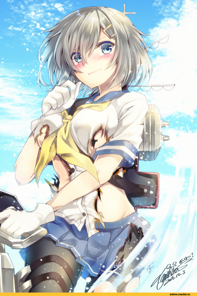 yuihira asu, Hamakaze (Kantai Collection), Kantai Collection, Anime