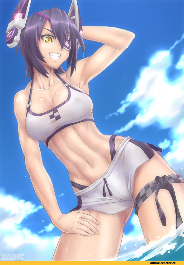 EBR-KII, Tenryuu, Kantai Collection, Anime Ero Swim, Anime Ero, Anime