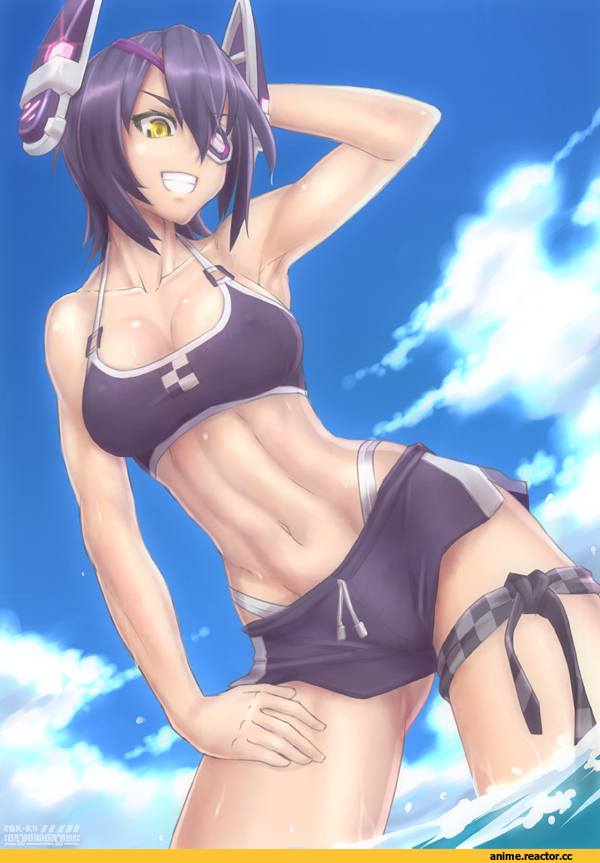 EBR-KII, Tenryuu, Kantai Collection, Anime Ero Swim, Anime Ero, Anime
