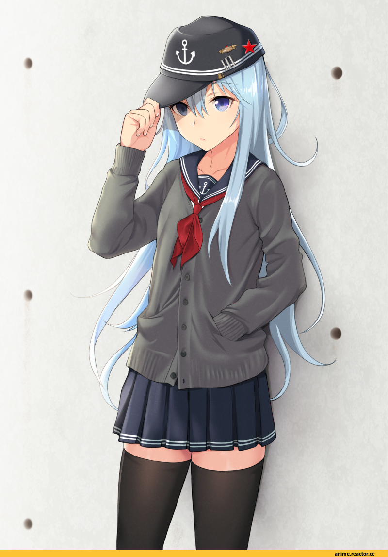 Hibiki (Kantai Collection), Kantai Collection, deca purio, Anime