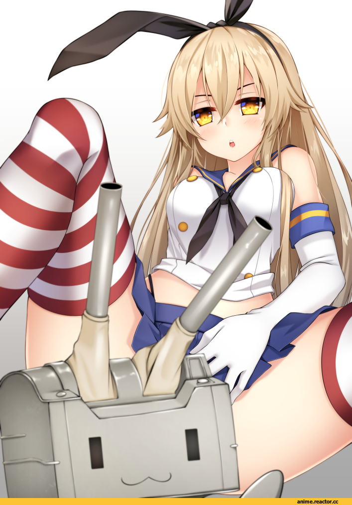 Shimakaze, Kantai Collection, Helther, rensouhou-chan, Anime