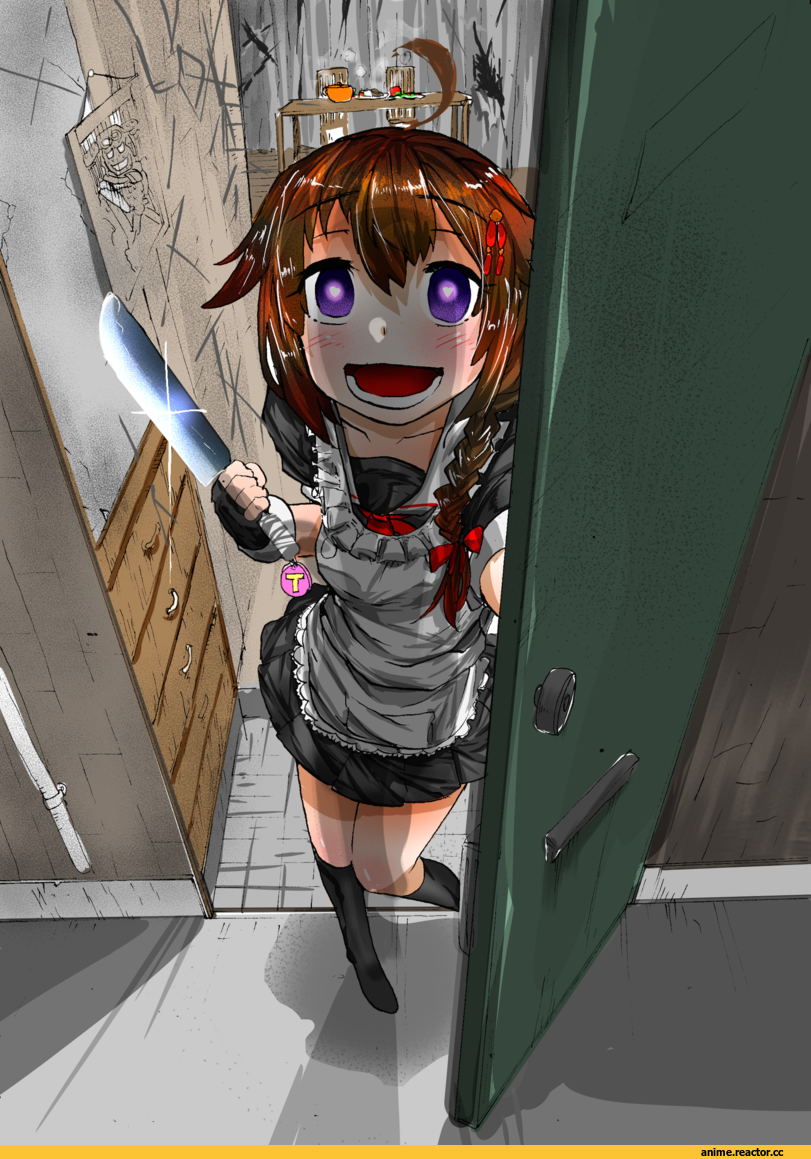 Kantai Collection, Shigure (Kantai Collection), bakayarou, Anime