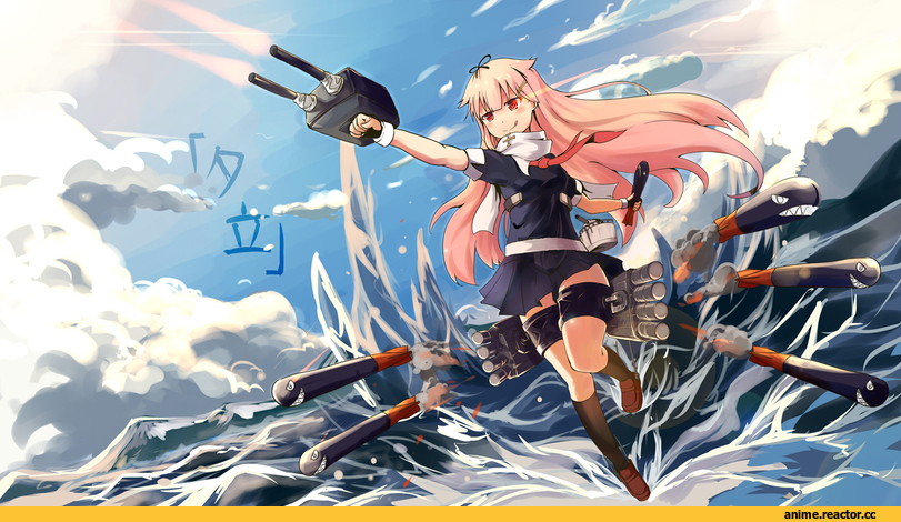 Yuudachi, Kantai Collection, natsume-chan, Anime