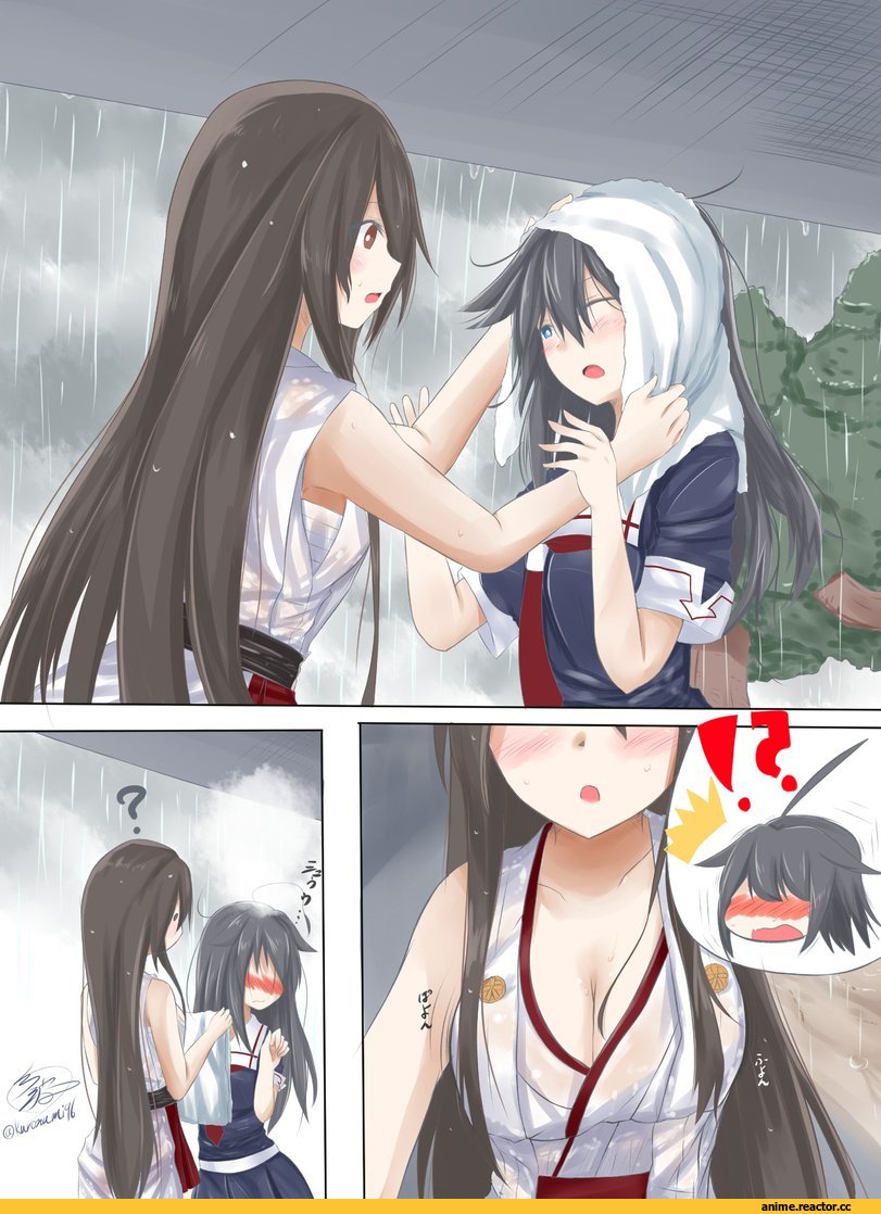 namikawa kuroha, Haruna (Kantai Collection), Kantai Collection, Shigure (Kantai Collection), Anime