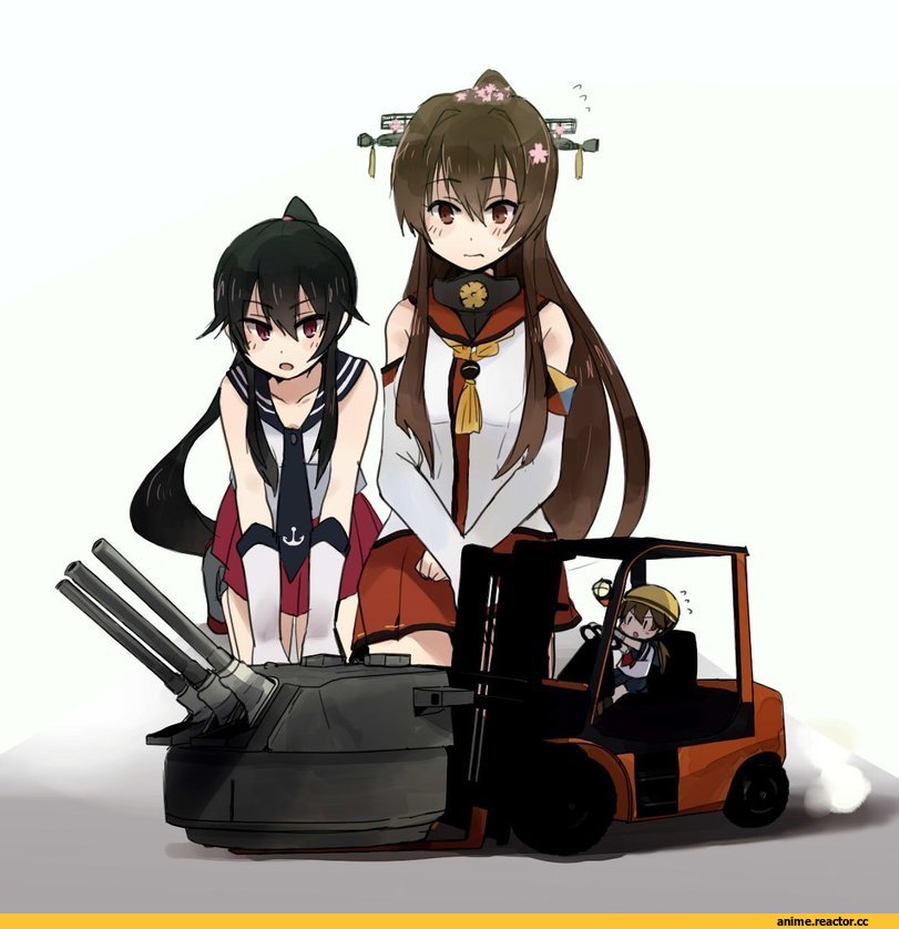 Annin Musou, Anime Art, Fairy (Kantai Collection), Kantai Collection, Yamato (Kantai Collection), Yahagi, Anime