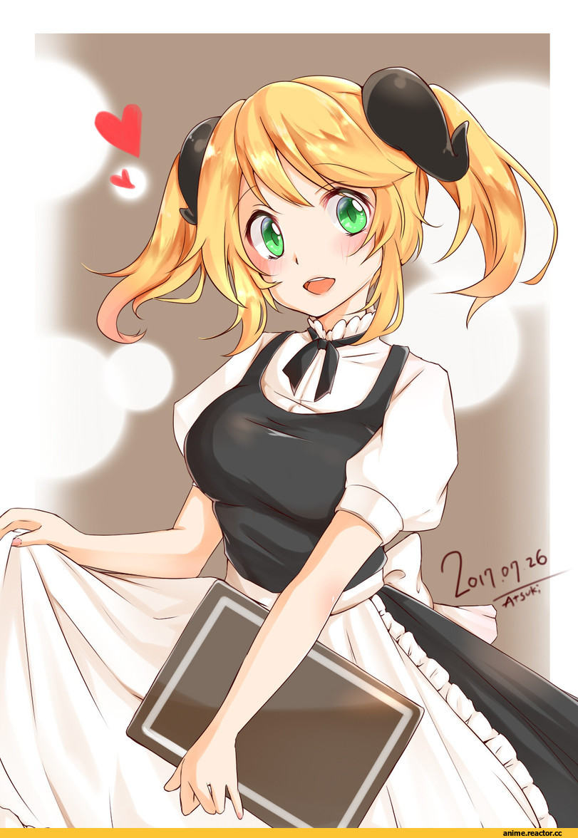 aletta, isekai shokudou, Maid, Demon Girl (Anime), Monster Girl (Anime), Anime Art, Anime