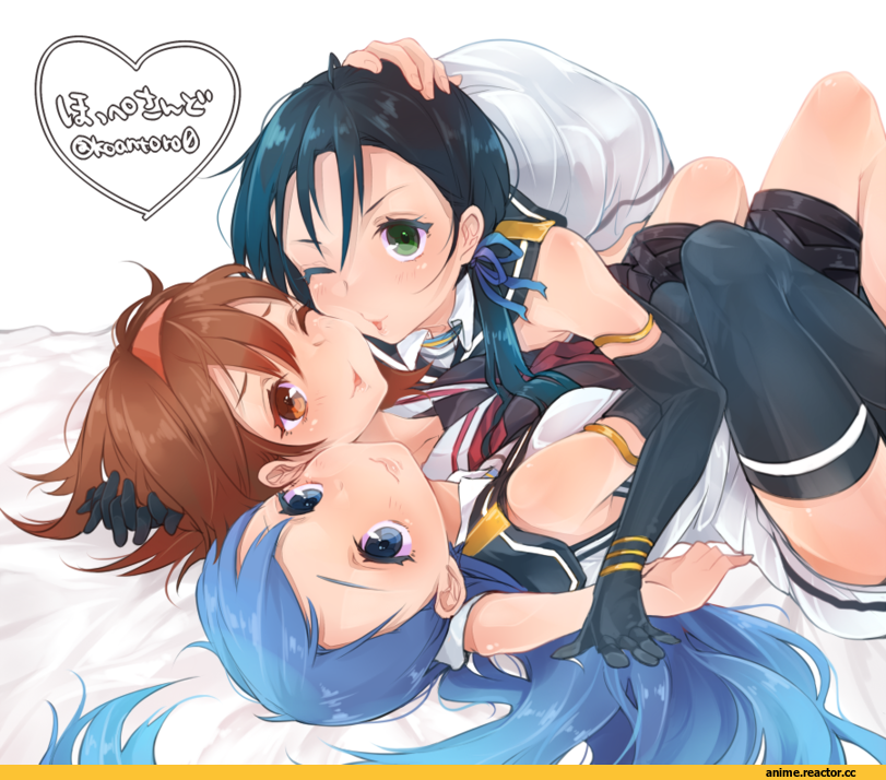 Samidare, Kantai Collection, Suzukaze (Kantai Collection), Shiratsuyu (Kantai Collection), cointreau, Anime