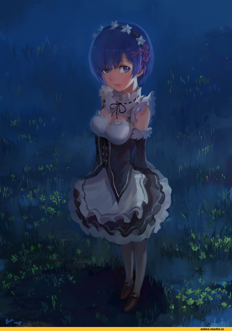 Rem (re zero), Re Zero Kara Hajimeru Isekai Seikatsu, Anime Art, box (xx2339326), Anime