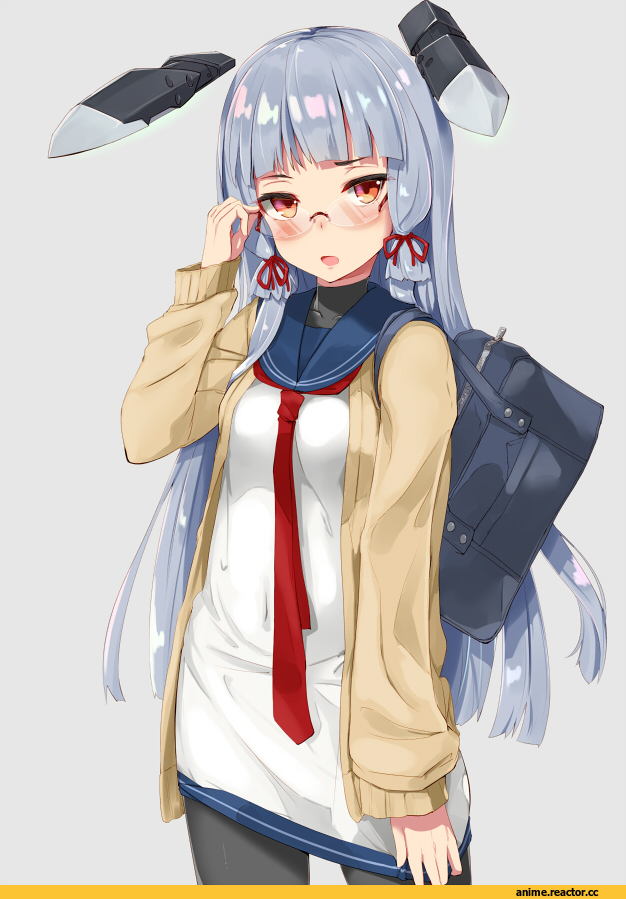 Murakumo (Kantai Collection), Kantai Collection, Megane, sakamoto-cat, Anime