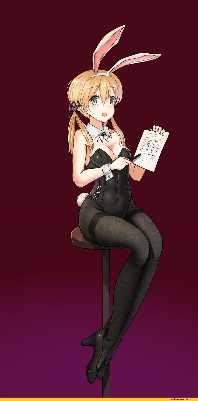 Kantai Collection, Prinz Eugen, dabaizhao, Usagimimi, Animal Ears, Anime