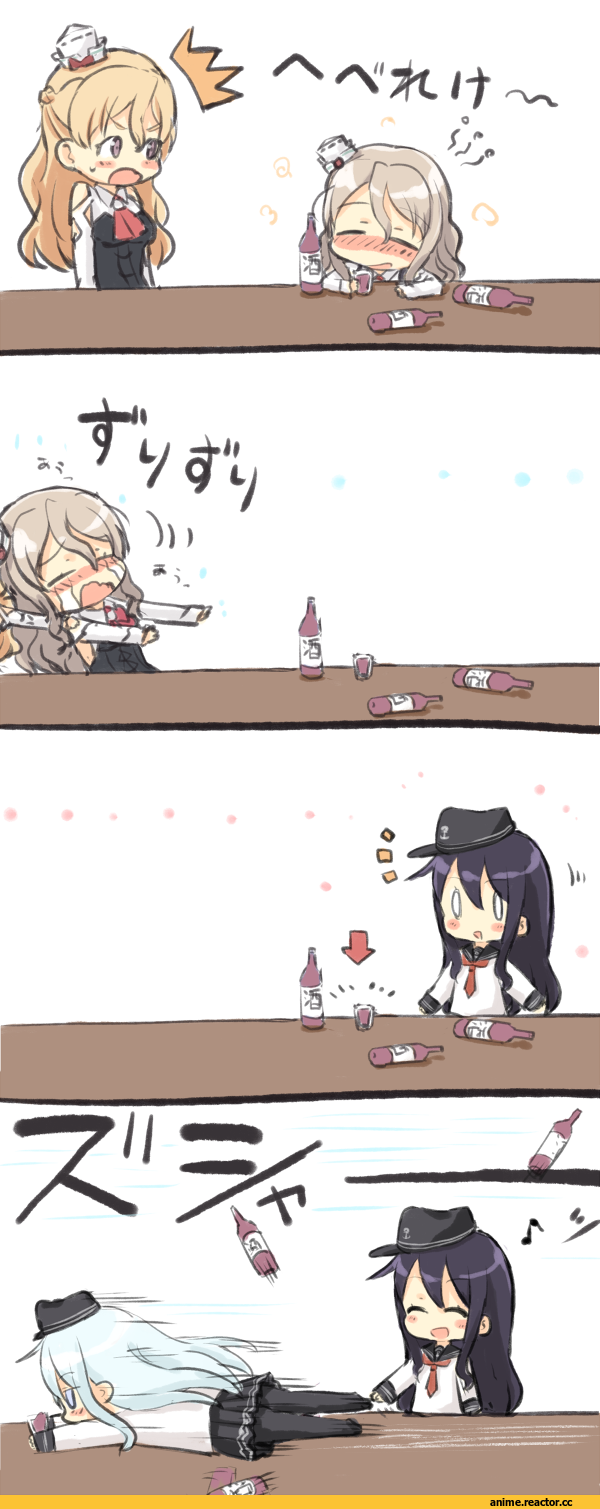 Engiyoshi, Anime Art, Zara (Kantai Collection), Kantai Collection, Pola (Kantai Collection), Akatsuki, Hibiki (Kantai Collection), Anime