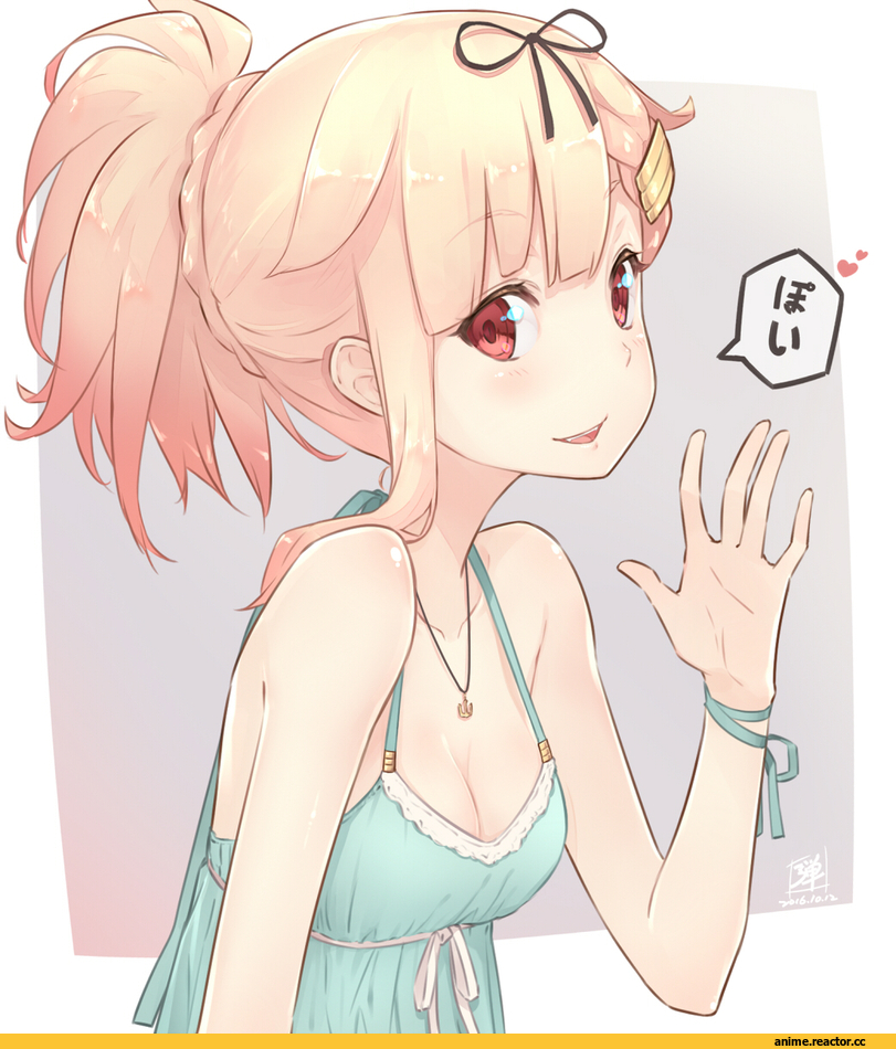Yuudachi, Kantai Collection, adam700403, Anime