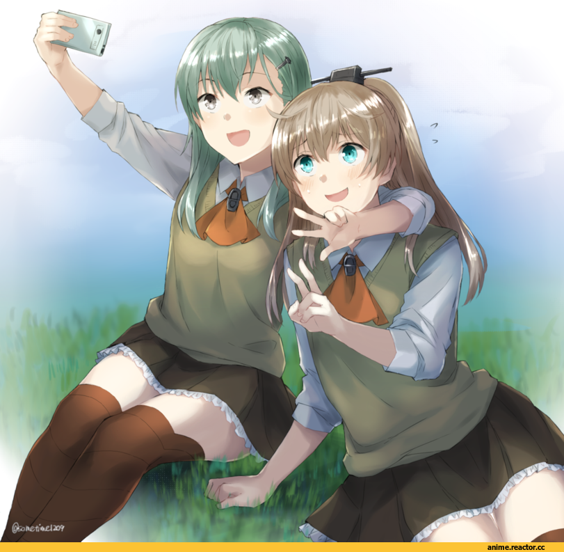 suzuya, Kantai Collection, Kumano, Anime