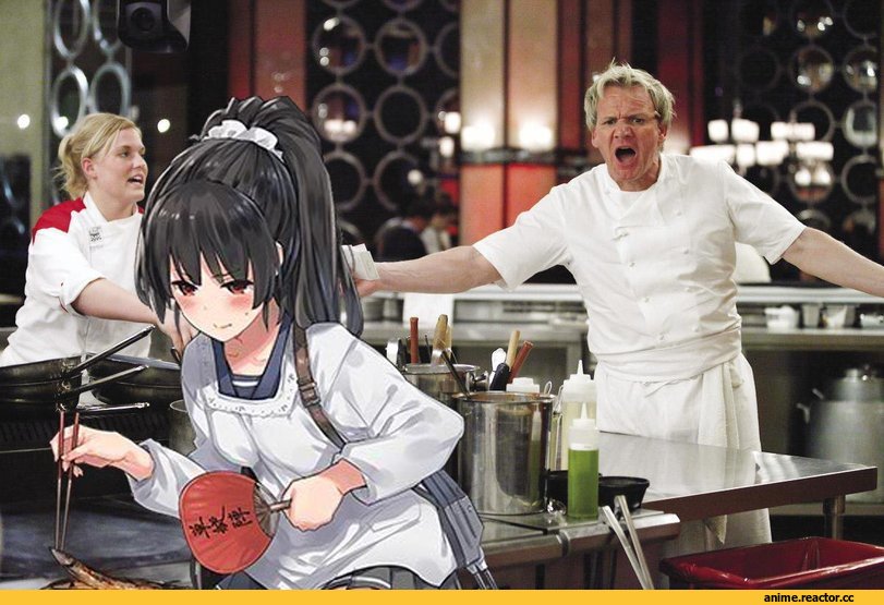 Isokaze (Kantai Collection), Kantai Collection, Hell`s Kitchen, gordon ramsay, Anime