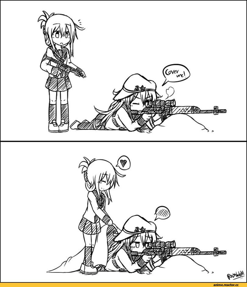 raythalosm, Verniy, Kantai Collection, Inazuma (Kantai Collection), Monochrome (Anime), Anime