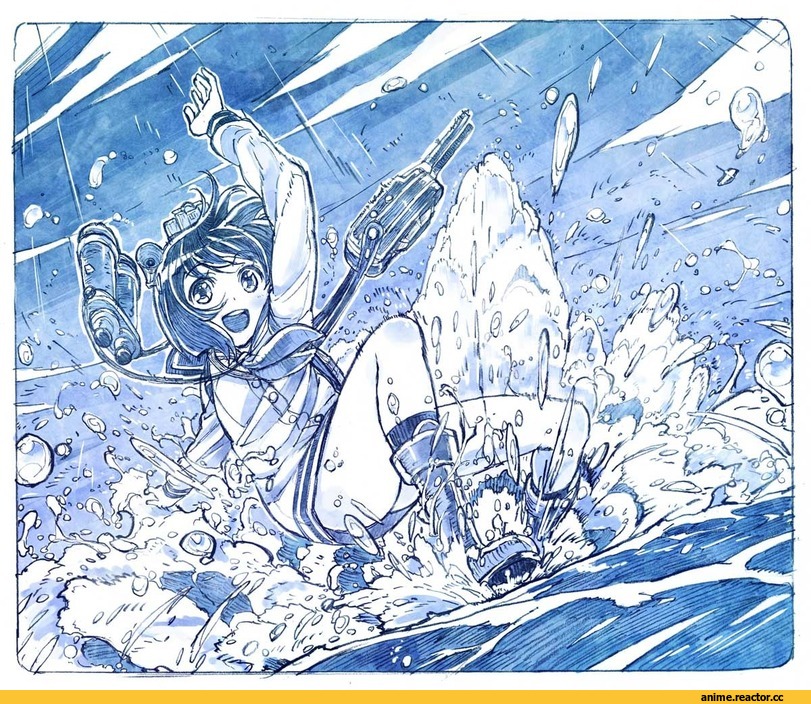Yukikaze, Kantai Collection, Monochrome (Anime), sakino shingetsu, Anime