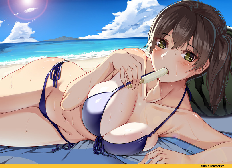 suika (atelier-yuu), kaga, Kantai Collection, Anime Ero Swim, Anime Ero, Anime