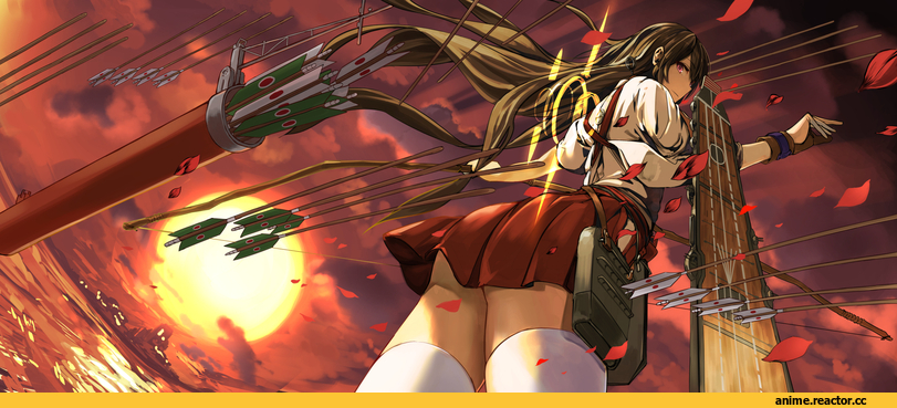 fujita (condor), Akagi, Kantai Collection, Anime