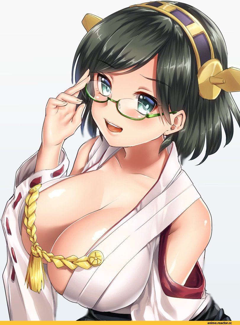 Kirishima (Kantai Collection), Kantai Collection, Keita (Tundereyuina), Megane, Anime Ero Kyonyuu, Anime